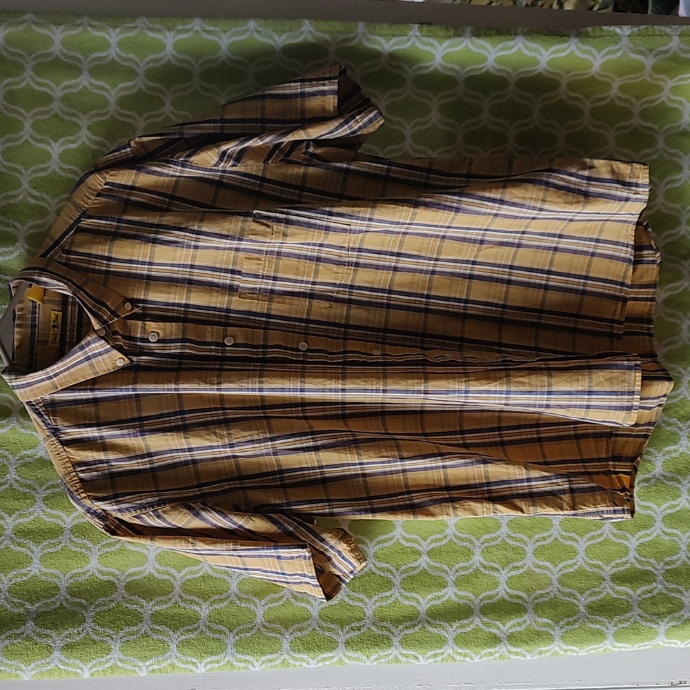 Men's Duck Head short sleeved plaid button down